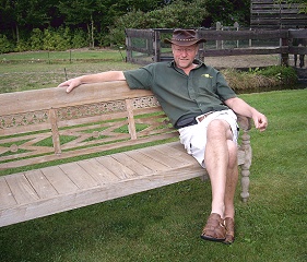 Man on bench inspiration